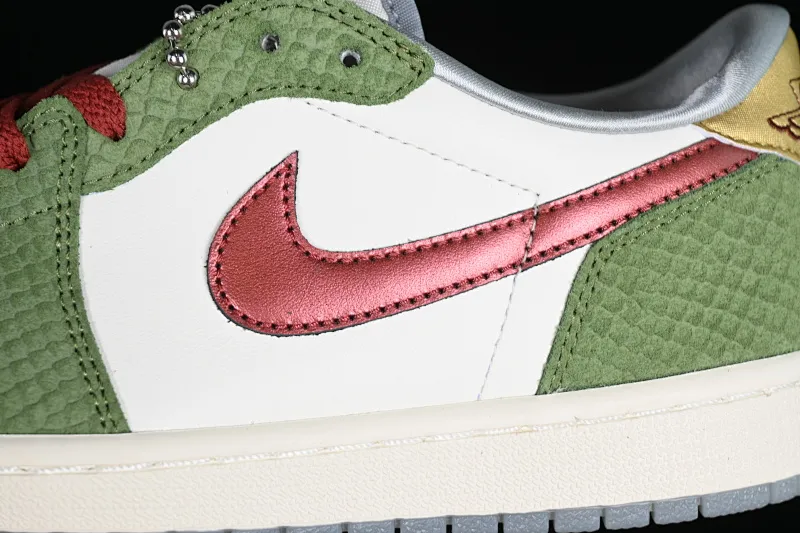 All categories Air Jordan Jordan series basketball shoes Air Jordan 1 Low Pure original Air Jordan 1 Low CNY "Year of the Drago" AJ1 Qiao 1 Year of the Dragon Limited Qinglong low-top cultural casual sneakers FN3727-100